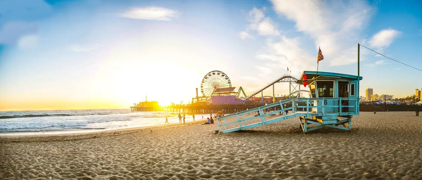 Santa Monica beach