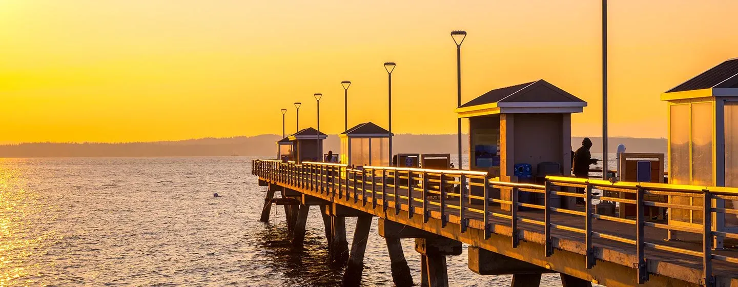 Pier in Edmonds, Washington.