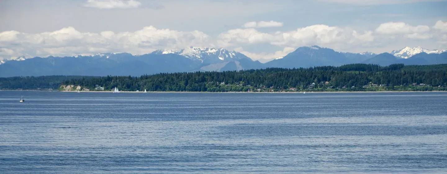 Lake in Edmonds, Washington.