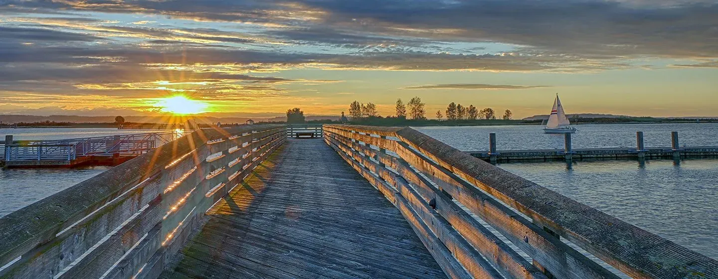 Pier in Everett, Washington.