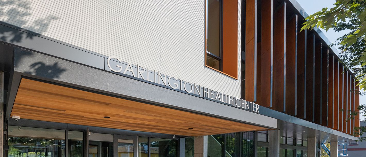Exterior view of Garlington Health Center.