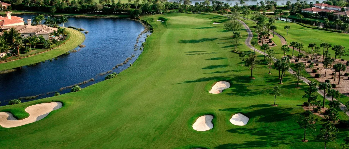 Florida Golf Course Flyover, where PS&D recruits physicians.