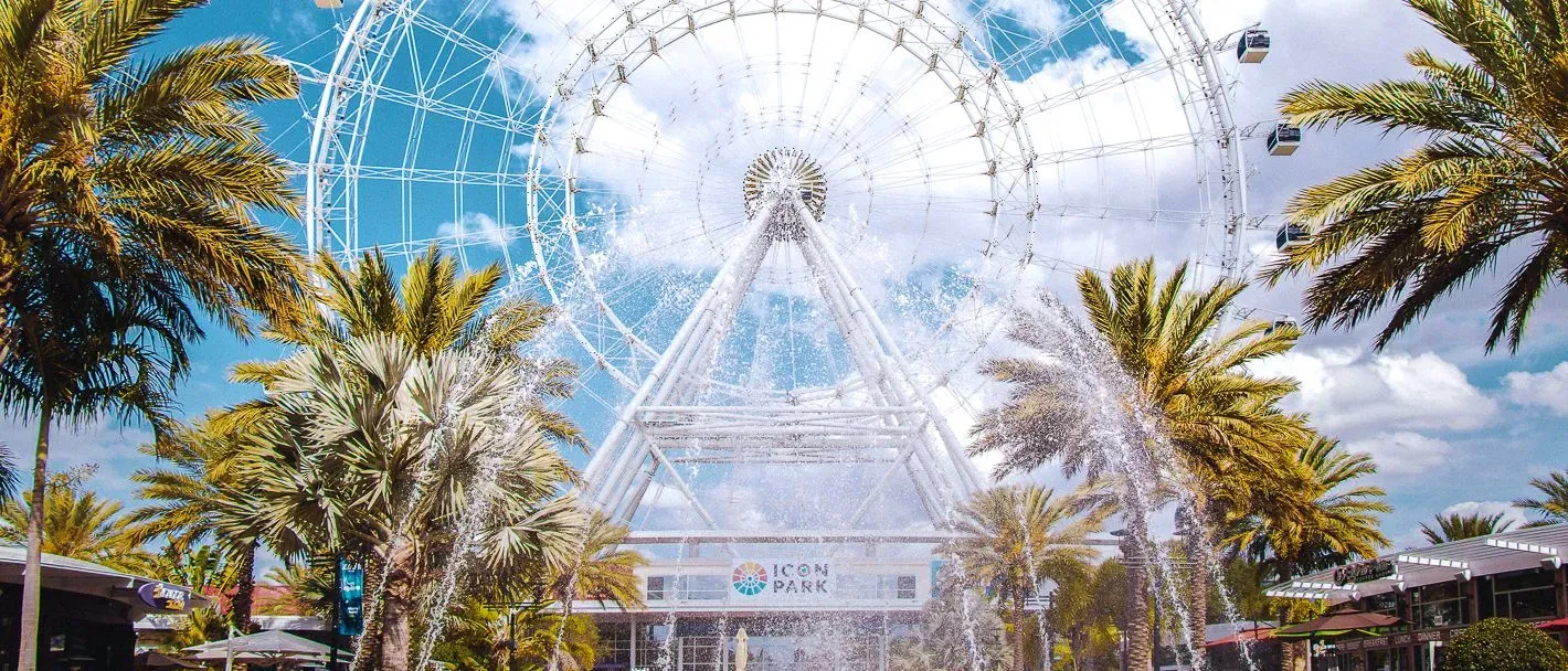 Ferris Wheel in Orlando Florida Icon Park, where PS&D recruits physicians.