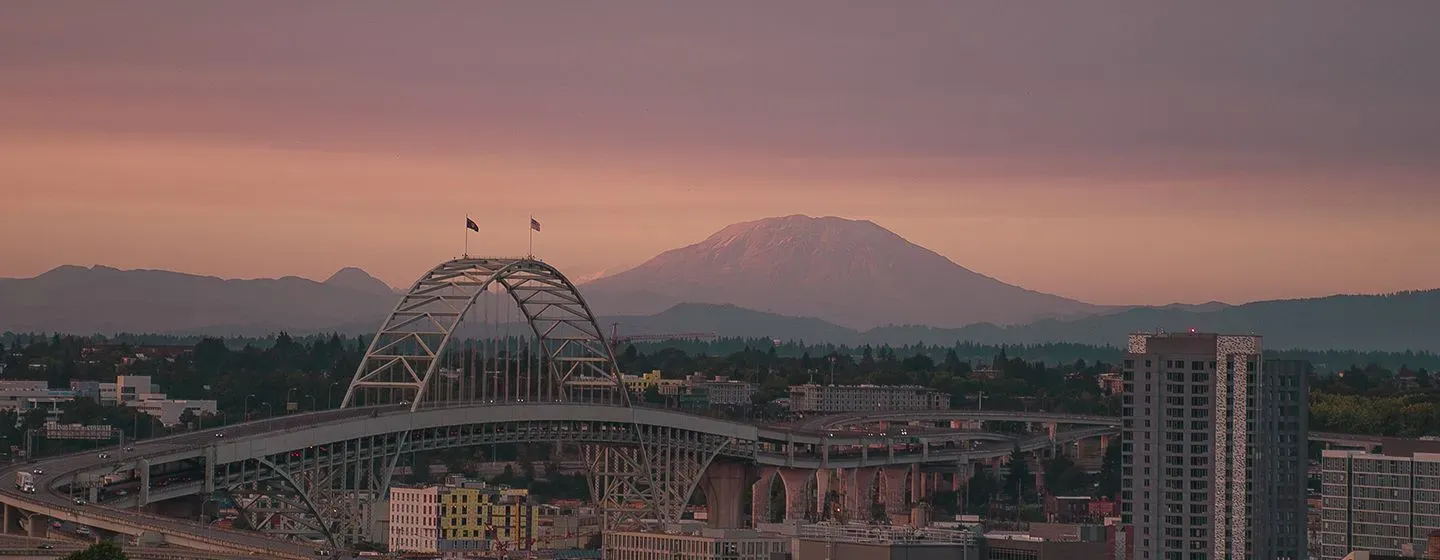 Fremont Bridge in Oregon.